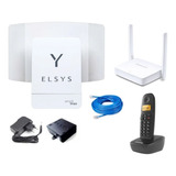 Kit Amplimax4g Internet /telefonia Rural+roteador +tel S/fio