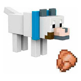 Producto Generico - Minecraft Wolf - Figura Coleccionable A.