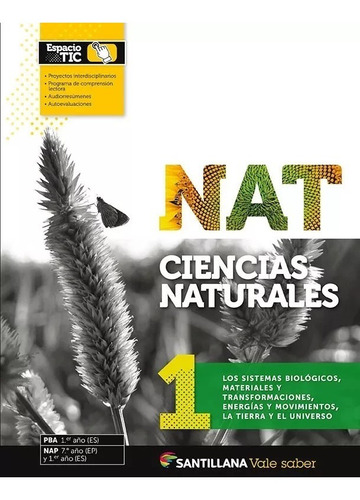 Ciencias Naturales 1 + Tic - Vale Saber | Santillana [2019]