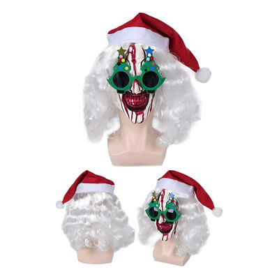 Máscara De Payaso Papá Noel Terrifier Con Arte Cinematográfi | Envío gratis