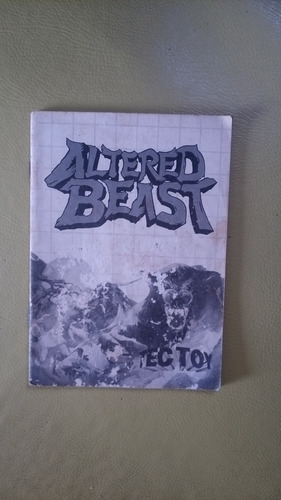 Manual Altered Beast Master System 