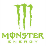 Calco Monster Energy Vinilo Sticker Tuning Moto Auto 14 X 13