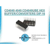 2 X Cd4049 4049 Cd4049ube Hex Buffer/converters Dip-16