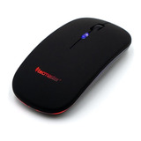 Mouse Dual Recargable Inalámbrico Bluetooth Tecmaster Negro