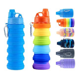 Botella De Agua Plegable  Escolar Deportiva Para Niños Kawai