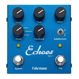 Pedal Guitarra Fuhrmann Echoes Tap Delay Ec01 Tap Tempo