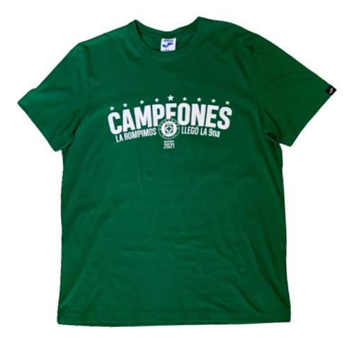 Playera Cruz Azul Campeones 2021 Joma Verde