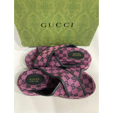 Sandalias Gucci Plataforma Canvas