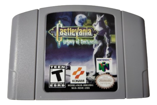 Castlevania Nintendo 64 Cartucho Fita