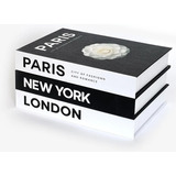 Libro Decorativo Paris/newyork, Libro Falso Decoraciónhogar 