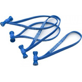 Bongo Ties Grip Para Organizar Cables Azul Pack De 10