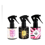 Kit 3 Pzs Perfume P/cabello Fragancia Protector Spray 100ml 