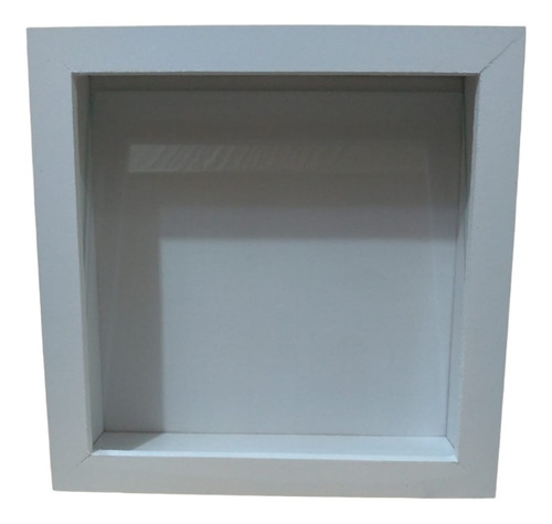 Quadro Cofre Em Mdf 20x20x6 Branco