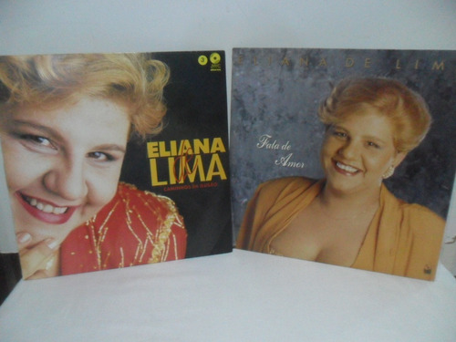 Lote - 2 Lps - Eliana De Lima - Discos De Vinil - C/ Encarte