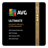 Antivirus Avg Ultimate 2024 - 10 Dispositivos - 1 Año  