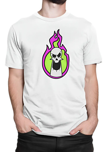 Playera De Puro Hueso Billy Y Mandy Halloween Día De Muertos