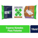 Traperos Humedo Pisos Flotante Lavanda Igenix 10u