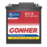 Batería Para Moto Gonher G7-3 Agm | Vento Nitrox 250 250cc