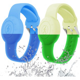 Paquete De 2 Pulseras Impermeables Ipx8 Para Niños, Funda Pr