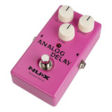 Pedal De Efecto Para Guitarra Nux Analog Delay