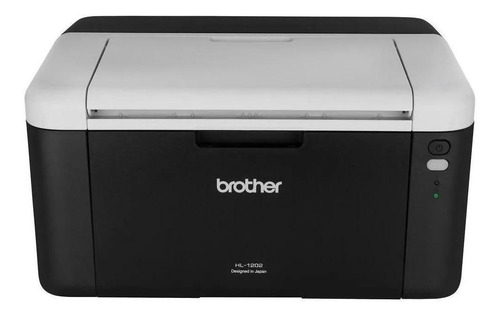 Impresora Simple Función Brother Hl-1202 Negra Y Blanca 