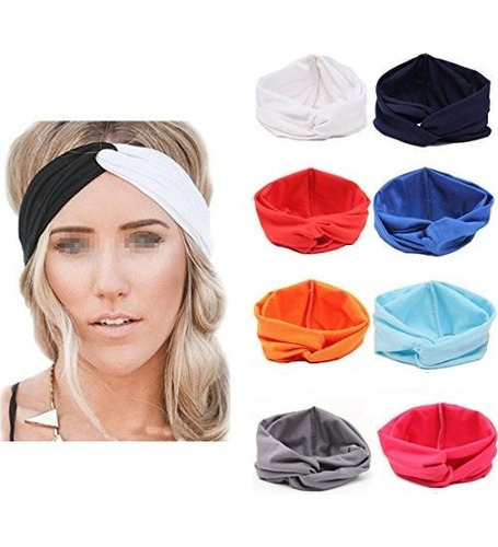 Flyusa Women Girls Turbante Twist Diadema Para La Cabeza Twi