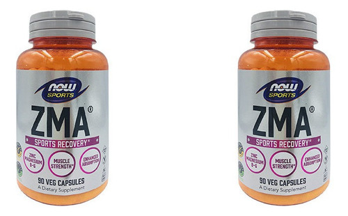 Zma Zinco Magnésio 800mg Now Foods 90caps 2un Sabor Sem Sabor