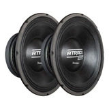 02 Alto Falante Bomber 12 Pol Woofer Atrack 550w Rms 4 Ohms Cor Preto