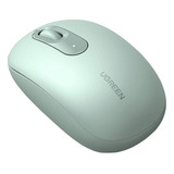 Mouse Ugreen Inalambrico Usb Portatil Ergonomico -  2400 Dpi 2.4ghz - Silencio - Anti Caida - Verde - Mu105-90672