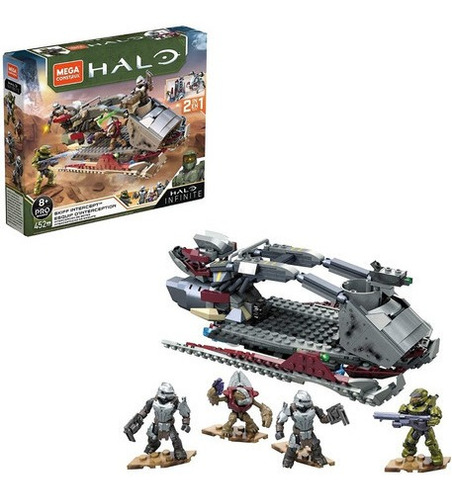 Mega Construx Halo Intercepción De Botes, Skiff 452