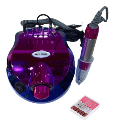 Pulidor De Uñas Eléctrico Kit Profesional Manicure