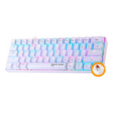 Teclado Hype Legend Rebel 60% White Outemu Brown Rgb