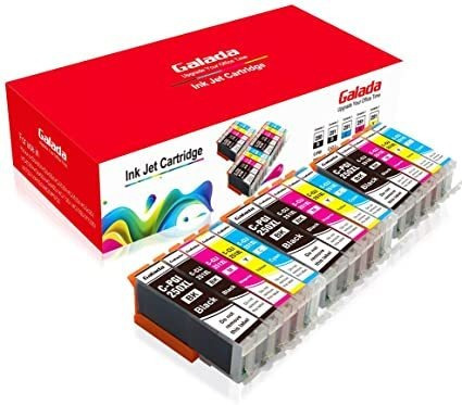 Galada Reemplazo Compatible Cartuchos De Tinta Para Canon Pg