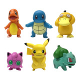 Pokémon Charmander Colección 6 Figuras En Bolsa (picachu)