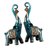 2 Estatuas De Elefante Modernas, Decoración De Animales