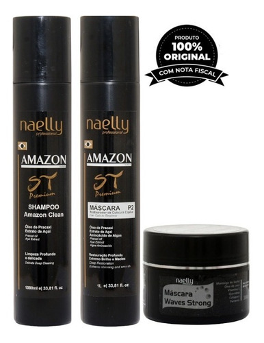 Naelly St P2 Semi-definitiva + Shampoo + Mascara Waves