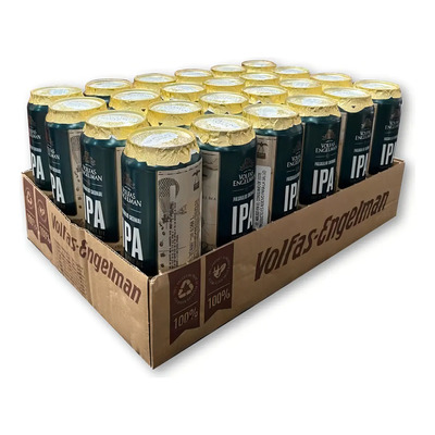 Pack 24 Cervezas Ámbar Volfas Engelman IPA Lituania Latas 568ml | Meses sin interés
