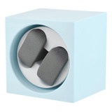 Reloj Giratorio Double Watch Winder Con Reloj Suave Azul