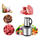 Processador De Alimentos Elétrico Inox Carne Legumes 3l