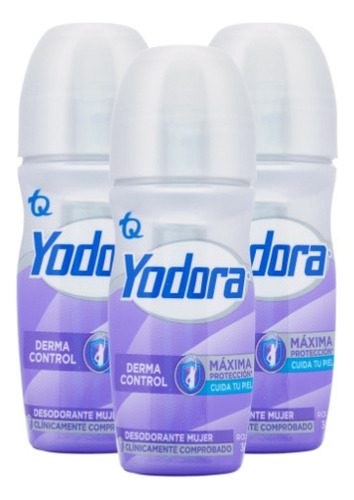 Yodora Min Rollon Dermo Contro X3 Unds