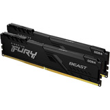 Memoria Ram Kingston Fury Beast Black Ddr4 32g(2x16g)2666mts