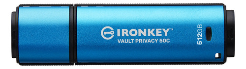 Memoria Usb-c Kingston Ironkey Vault Privacy 50c 512gb Aes