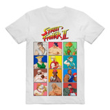 Camiseta Street Fighter Ii Ryu Ken Chun-li Bison Vega Camisa