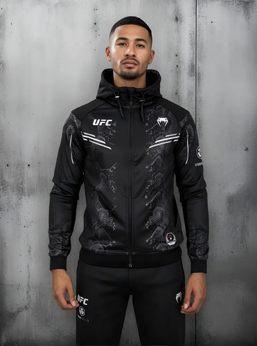 Chamarra Venum Ufc Mma Hoodie Diseño De Piel De Serpiente