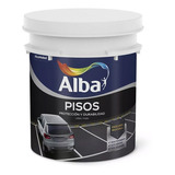 Alba Pintura Pisos Antideslizante 20 Lt Color Rojo Colonial