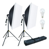 Softbox Kit De Iluminación Para Estudio De Fotografía, 2 X 2