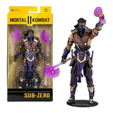 Figura De Lujo Sub Zero Con Accesorios Mortal Kombat 