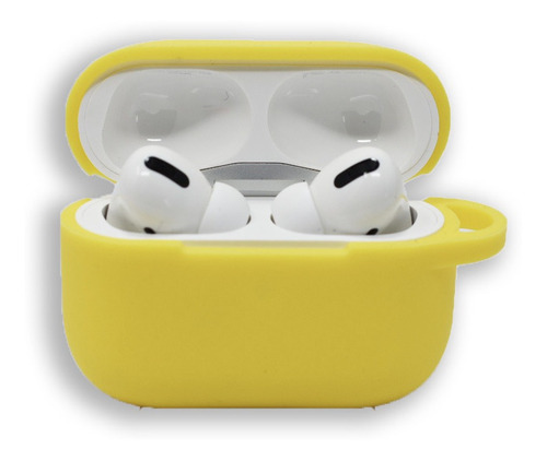 Funda Premium Para AirPods Pro 2019 + Arnes Suave Al Tacto