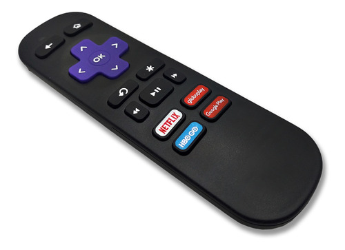 Controle Remoto Roku Tv Express Botão Netflix Hbo Go