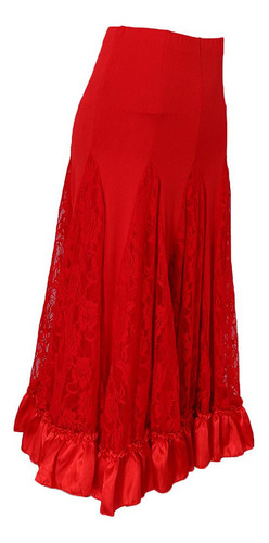 De Baile Ropa De Para Mujer Moda De Chicas Ajustable De Rojo